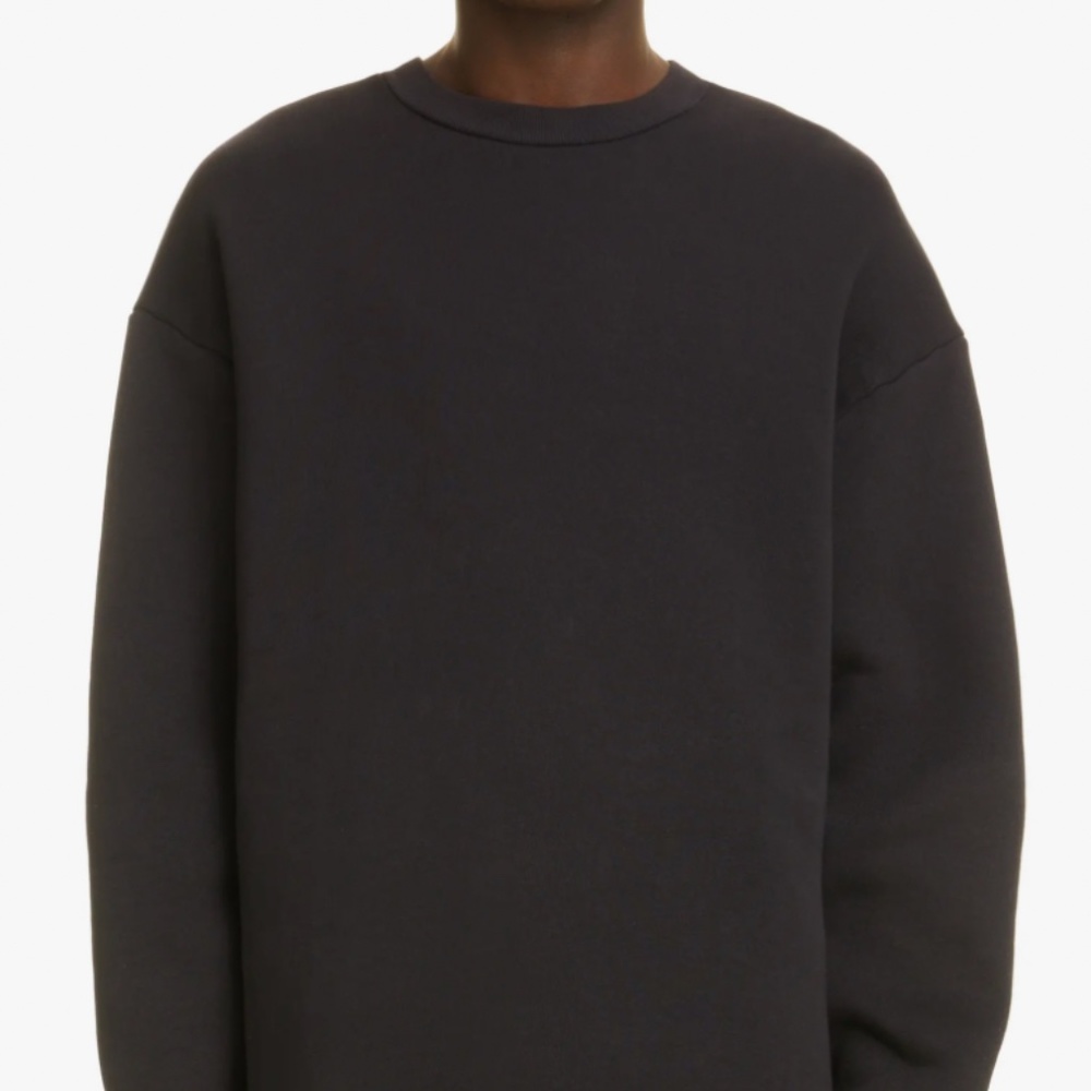 Acne Studios Fin Circle Logo Embroidered Sweatshirt